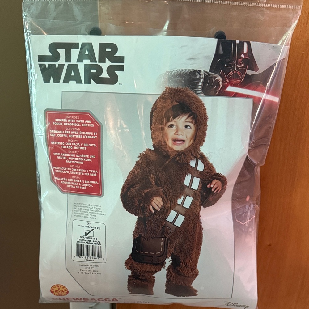 Disney Star Wars Chewbacca Costume for Kids 2T